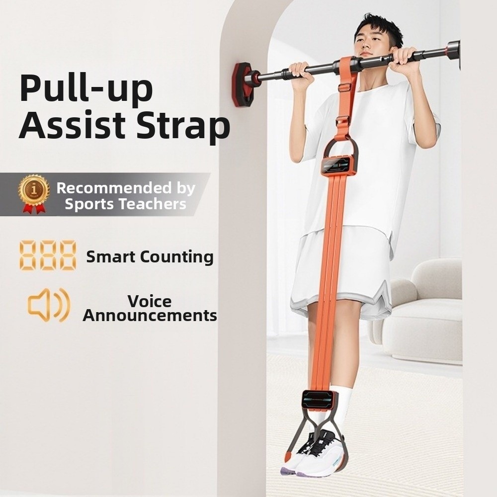 Pull Up Assist Band - 高さ調節可能なプルアップ補助バンド 快適なフットストラップ 積み重ね可能なデザイン ボディストレッチストラップ 腹筋強化