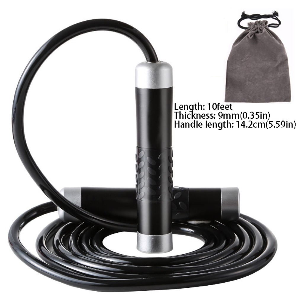Jump Rope Speed Bearing - アルミ合金製耐荷重ジャンプロープ 長さ300cm ボールベアリングハンドル 調節可能なジャンプロープ 重量ケーブル スピードスキッピングロープ