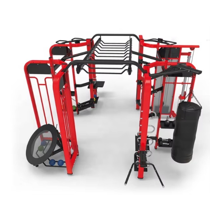 Crossfit Gym Gear - 統合型多機能ジムクロスフィットラック - 全身トレーニングのための多用途トレーニングギア、家庭に最適