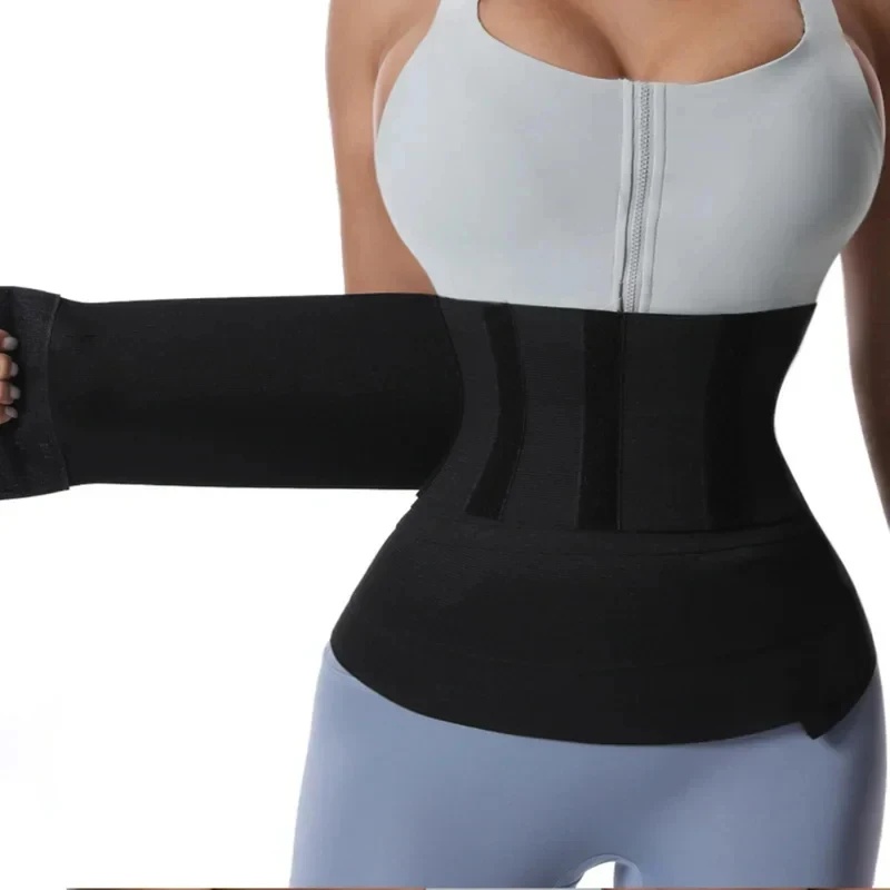 Pull Up Assist Band - 1/2枚入り バンドゥラップトリマーベルト ウエストトレーナー ボディシェイパー お腹痩せベルト 女性用