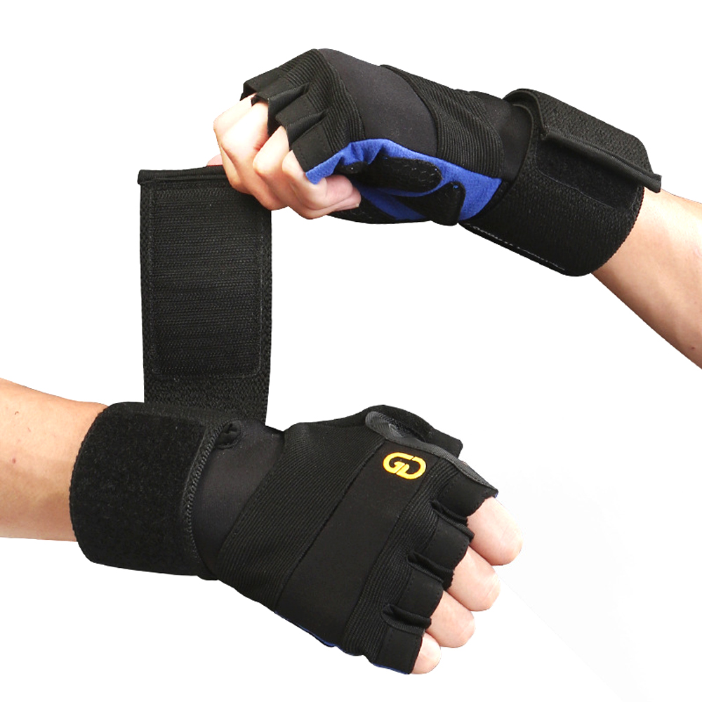 Crossfit Gym Gear - リストサポートとフルパームプロテクションを備えた1ペアのトレーニンググローブ、クロスフィット/ボディービル/ハンギング用のマルチスポーツジムギア