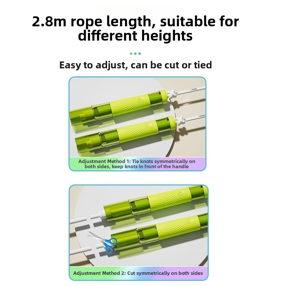 滑り止めスピード縄跳び セグメント化されたダブルベアリング縄 - Jump Rope Speed Bearing のレビューと価格