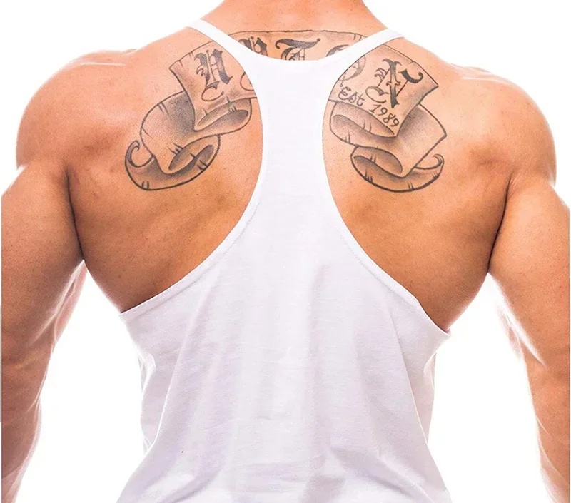 男性用ノースリーブランニングベスト、ジムシングレット、サスペ - Crossfit Vest のレビューと価格