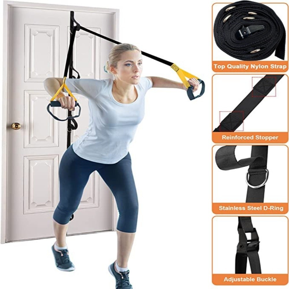 ホームフィットネス ドアアンカーストラップ 穴あけ不要 エク - Pull Up Assist Band のレビューと価格