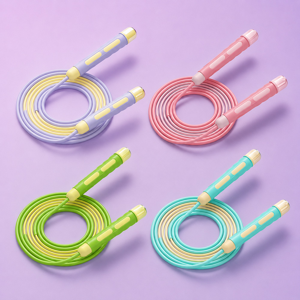 YUEDONG フィットネス縄跳び 調節可能な PVC ダブ - Jump Rope Speed Bearing のレビューと価格