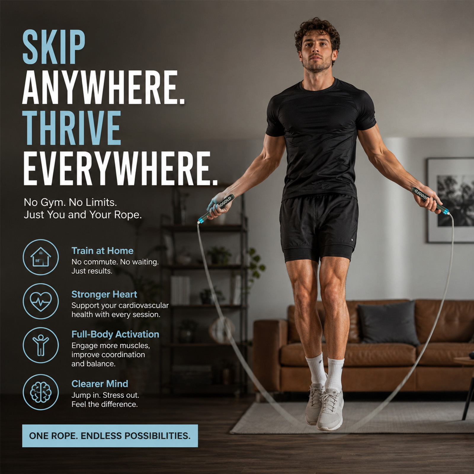 MOGOLDプロフェッショナルスピードジャンプロープ、メタル - Jump Rope Speed Bearing のレビューと価格