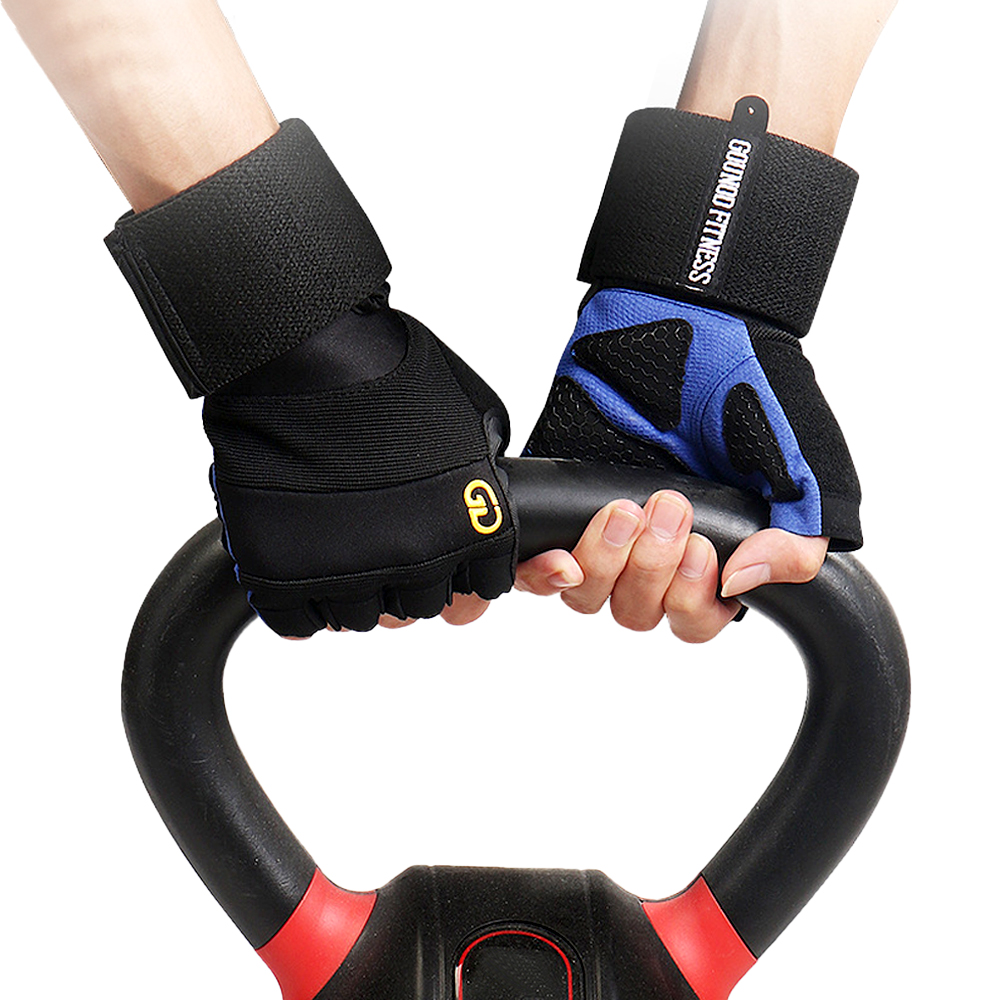 リストサポートとフルパームプロテクションを備えた1ペアのトレ - Crossfit Gym Gear のレビューと価格