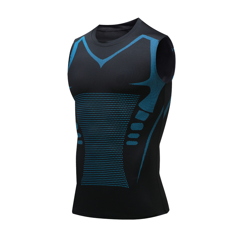 圧縮タンクトップ男性ジムシャツノースリーブ速乾性印刷スポーツ - Crossfit Vest のレビューと価格