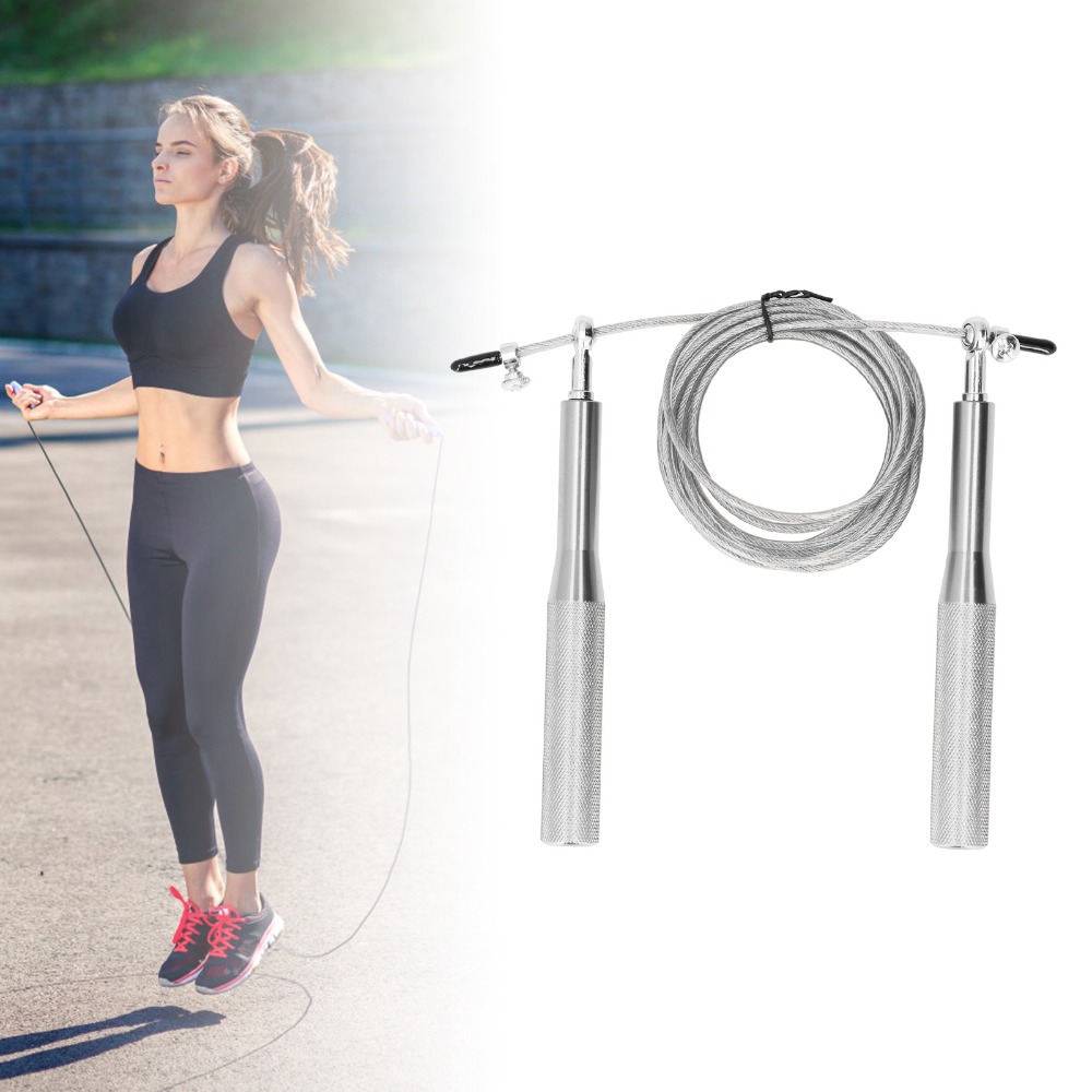 青、銀、金、赤のアルミ合金製スピードジャンプロープ、アルミ合 - Jump Rope Speed Bearing のレビューと価格