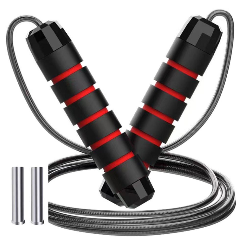 長さ調節可能なジャンプロープ 快適なフォームハンドル スピー - Jump Rope Speed Bearing のレビューと価格
